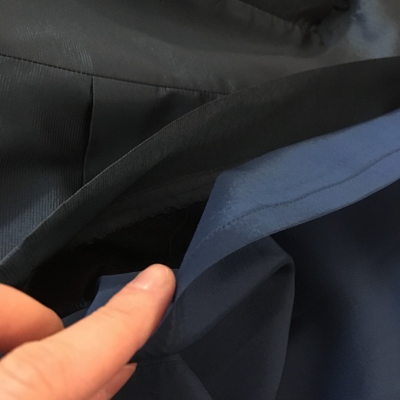 ⬇️Eccoci Silk Turquoise Asymmetric Cocktail Dress - Picture 8 of 8